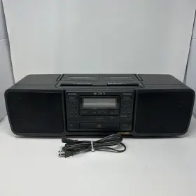 Cfd-250 Sony Crd-250 Boombox Radio Tape Deck Cd Player - Tested
