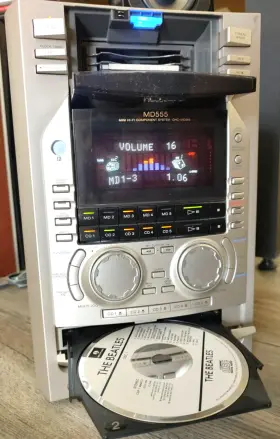 Dhc-md-555 Sony Recorder Cd Stereo 5-disc Md555 Changer Hifi System Japan Exc