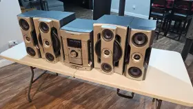 Gx8800 Sony Rare Mhc Stereo With 3 Cd Changer 4 Speakers 470w #2