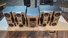 Gx8800 Sony Rare Mhc Stereo With 3 Cd Changer 4 Speakers 470w #3