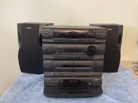Hcd-d170 Sony Vintage Hcd- D170 Audio System Speakers Working Cd - No Remote Read