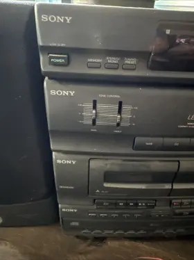 Hcd-d250 Sony Vtg Compact Hi-fi Stereo System Am/fm Cd/cassette No Remote Tested #3