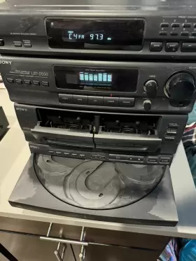 Lbt-d550 Sony Hcd-d550 Stereo System - 5 Disc Cd Changer Dual Cassette Tuner #2