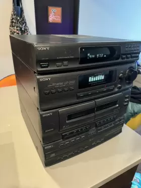 Lbt-d550 Sony Hcd-d550 Stereo System - 5 Disc Cd Changer Dual Cassette Tuner #3