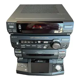 Lbt-d990 Sony Hcd-d990 Vintage Stereo System 5 Cd Changer Cassette Deck Am/fm Receiver