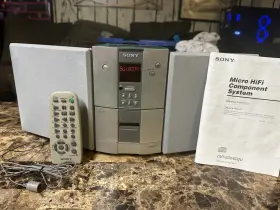 Hcd-ed2 Sony Am/fm/cd/cassette Stereo Mini System With Remote Tested Please Read