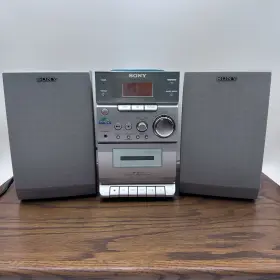 Cmt-ep303 Sony Hcd-ep303 Mini System Cassette Tape Deck Tuner Radio Cd Tested Works Great
