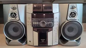 Hcd-f150 Sony Surround Stereo System 51 Cd Changer Cassettes Remote-needs Work