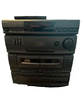 Hcd-g2000 Sony Compact Hi-fi Stereo System Am/fm 5 Cd Disk Dual Cassette 1995 #2