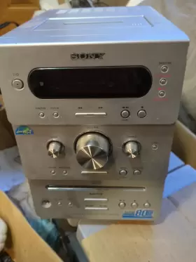 Cmt-gpx6 Sony Hcd-gpx6 Micro Hi-fi Component Cd Cassette Radio Mp3 Working
