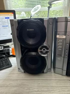 Hcd-gx250 Sony Mini Hi-fi Component Stereo System Cd/cassette/radio/rca Tested #2