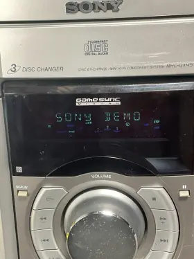 Hcd-gx45 Sony Compact Disc Deck Receiver 3 Changer In Silver - For Parts #3