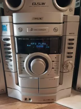 Hcd-gx470 Sony 3 Cd Changer/dual Deck Stereo Receiver New Belts Work No Remote