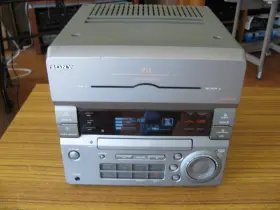 Hcd-h11 Sony Cd/dual Cassette Deck Stereo Receiver New Belts Works No Remote