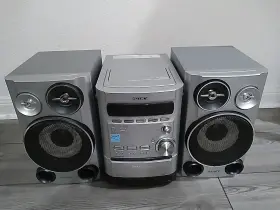 Cmt-hpz9 Sony Hcd-hpz9 Micro Hi-fi System 5 Disc Changer Cassette Am/fm Tested