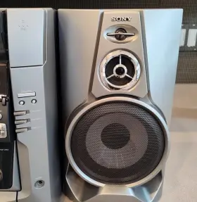 Hcd-m100 Sony Stereo System 51 Cd Changer Dual Cassette Decks Remote - Great #3