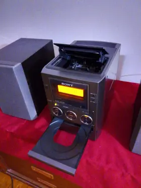 Hcd-m70 Sony Mini System Cd / Cassette Am Fm Radio Remote - Receiver 2002 #2
