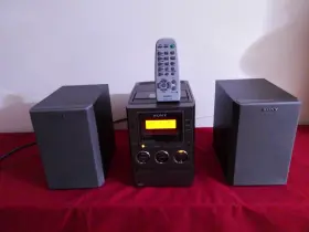 Hcd-m70 Sony Mini System Cd / Cassette Am Fm Radio Remote - Receiver 2002