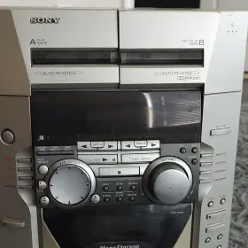 Hcd-mc3av Sony Cd Changer Stereo System Dual Cassette Dolby Nr Auto Reverse Silver