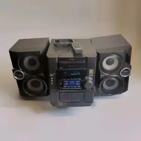 Hcd-rg40 Sony Stereo 3 Cd/tuner/tape Entertainment System With Speakers Read