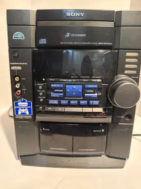 Hcd-rg70av Sony Stereo 3 Cd/tuner/tape Player System Only Turn On