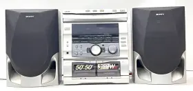 Hcd-rx55 Sony Disc Ex-change 3-cd And Tape Mini Hi-fi Component System Works 100%