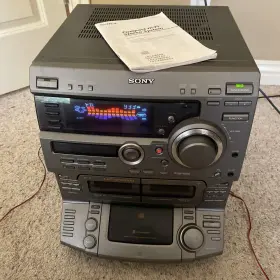 Hcd-w900ad Sony Hcd-w900 Hi-fi Stereo 180w 5cd Changer /cassette Player Parts Repair Read