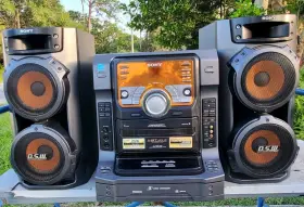 Lbt-zx6 Sony Hcd-zx6 Stereo System 540w Ss-zx6 Am/fm Dual Cassette 5 Cd Tested