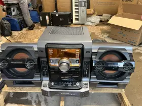 Hcd-zx9 Sony 5-disc Changer/dual Cassette/tuner Speaker Surround-tested Great