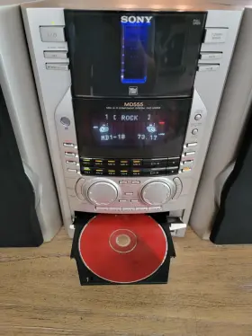 Hcd-md555 Sony Hcdmd555 Minidisc Cd Player Recorder Changer Pclk-px1 Media Communicator #3