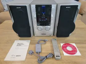 Hcd-md555 Sony Hcdmd555 Minidisc Cd Player Recorder Changer Pclk-px1 Media Communicator