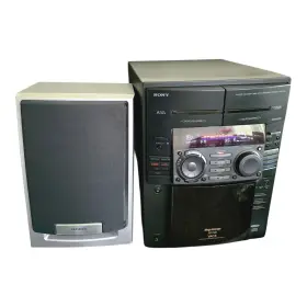 Sx-naj12 Sony Hcs-f100 Mini Hi-fi Component System Aiwa Speakers Used