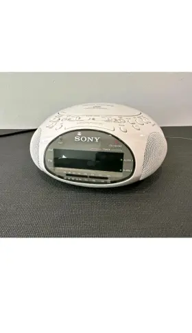 Icf-cd832 Sony Icf-832 Psyc Dream Machine White Cd/radio Boom Box Stero Clock Alarm