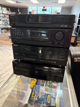 Lbt-107 Sony Vintage Compact Fidelity System Cassette/cd Player Tuner