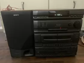 Lbt-d250 Sony Compact Hi-fi Stereo System Am/fm Cd/cassette No Remote Tested