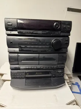 Lbt-d270 Sony Shelf Stereo Cd Cassette Compact System As Is Powers Up