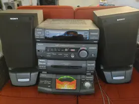 Lbt-d390 Sony Stereo System 5 Cd Changer Am/fm Cassette No Remote