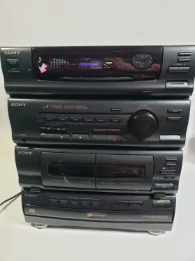 Lbt-d560 Sony Read Hifi Stereo System 5 Cd Dual Tape Deck - No Remote