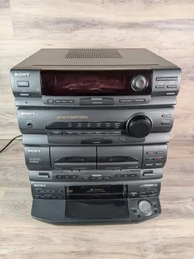 Lbt-d570 Sony Compact H-fi Stereo System With 4 Speakers Tested Works Read #2