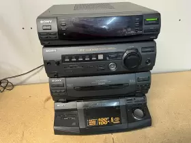 Lbt-g3300 Sony Compact Hi-fi Stereo Cassette Player Tuner And 5 Cd Changer