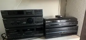 Lbt-v102 Sony Plus Stereo System Cassette Cd Records Am Fm Working