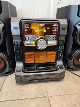 Lbt-zx66i Sony Stereo 5 Disc Changer Music System With Speakers Tested #2