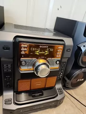 Lbt-zx66i Sony Stereo 5 Disc Changer Music System With Speakers Tested #3