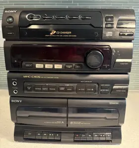 Mhc-c405 Sony Mch-c405 Mini Hi-fi Component System For Parts Only Radio Works