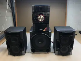 Mch-ec69i Sony Mini Hi-fi Full System W Sat Spkrs And Sub - No Remote Control