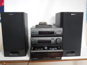 Mhc-2750 Sony Mini Hi-fi Component System Radio Tape Player Recorder With Speakers