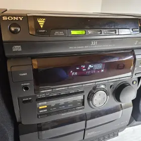 Mhc-331 Sony Mini Hifi Component System Stereo Cd 3 Disc Changer Cassette Am/fm #2