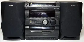 Mhc-331 Sony Mini Hifi Component System Stereo Cd 3 Disc Changer Cassette Am/fm