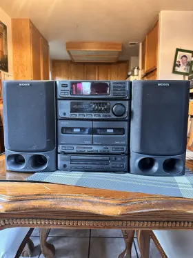 Sony Mhc-510 Retro Mini Hi-fi System Cd Cassette Read