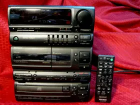 Mhc-550 Sony Mini Hi-fi Component System Radio Cd Player Stereo And Remote No Tape